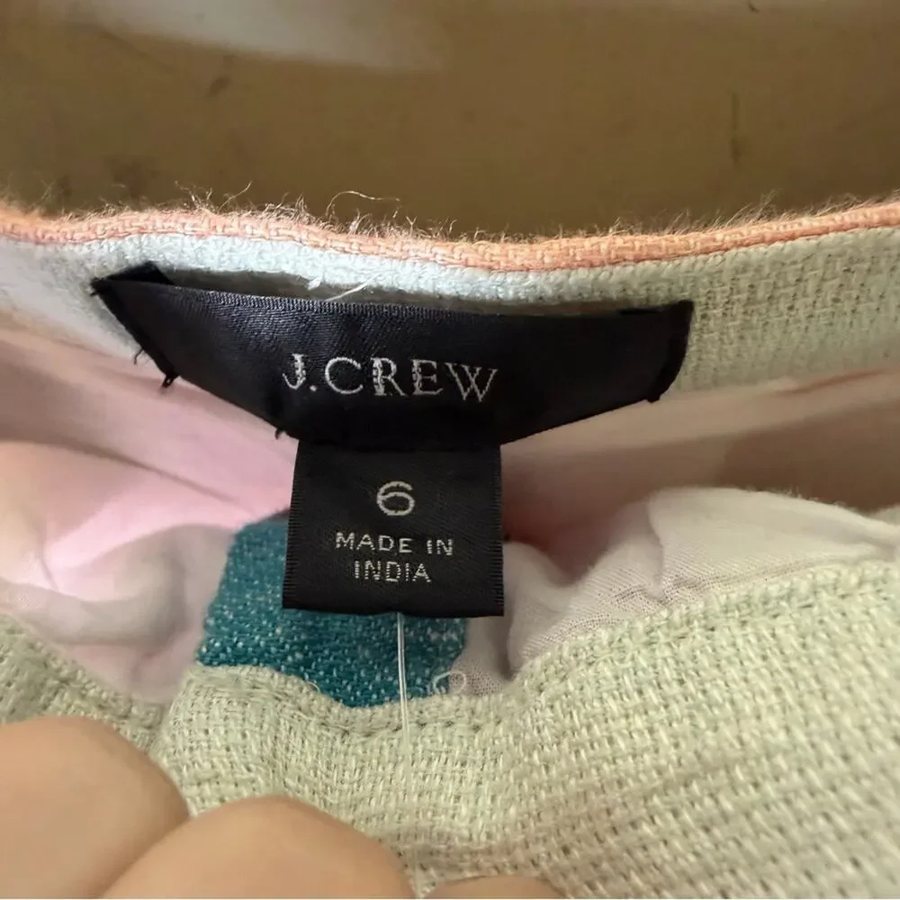 NEW J.Crew Striped Linen Midi Dress Size 6 - Picture 9 of 10